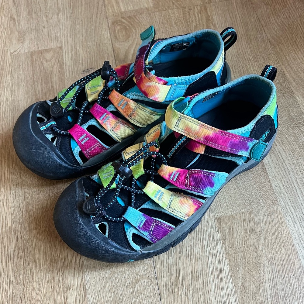 Keen Sandals in Rainbow Tie-dye